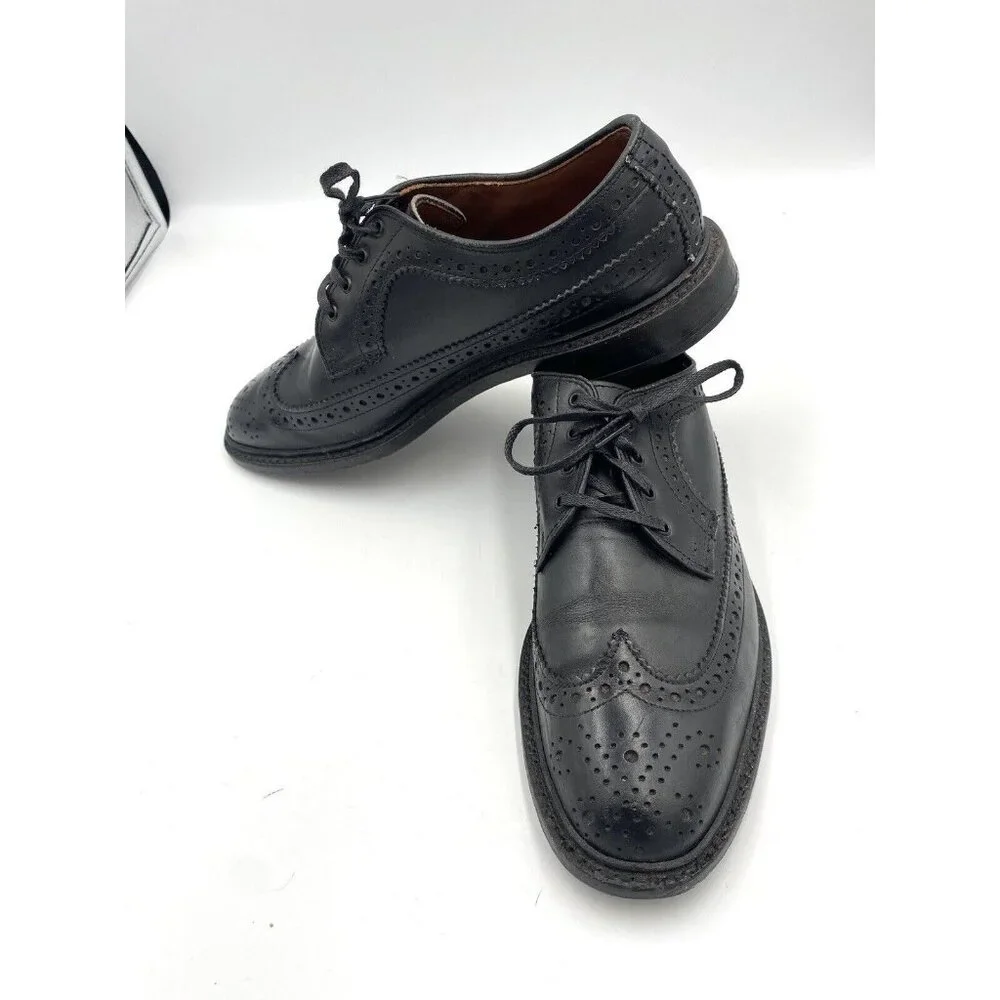 Allen Edmonds Men’s Regent Street Wingtip Brogue Oxford Dress Shoe Black Size 8D